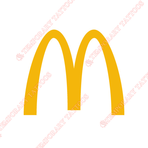 McDonalds Customize Temporary Tattoos Stickers NO.5556